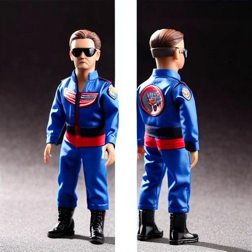 G.i. Joe toy air force bomber jacket doll Joe Biden face sunglasses with boots full body in package high resolution 2019, in a box with gun