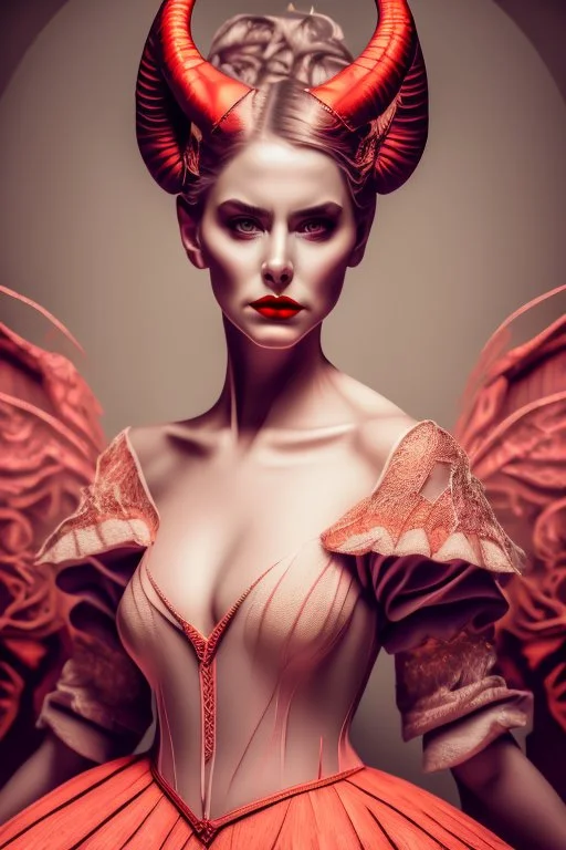 portrait of a woman dance with the devil, high delicate defined details, beautiful, atmospheric, matte, 3 d 8 k octane rendered, sharp focus, illustration, high detail, ultra realistic, highly saturated colors