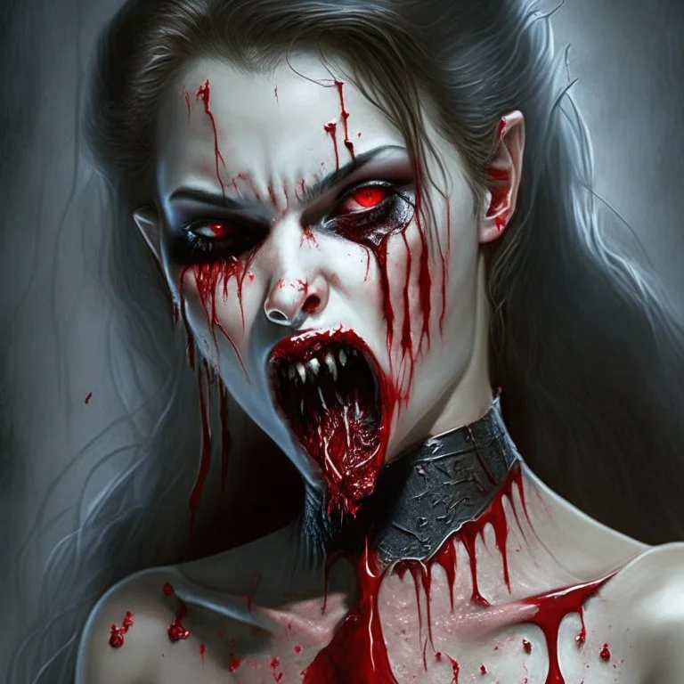 female vampire victim