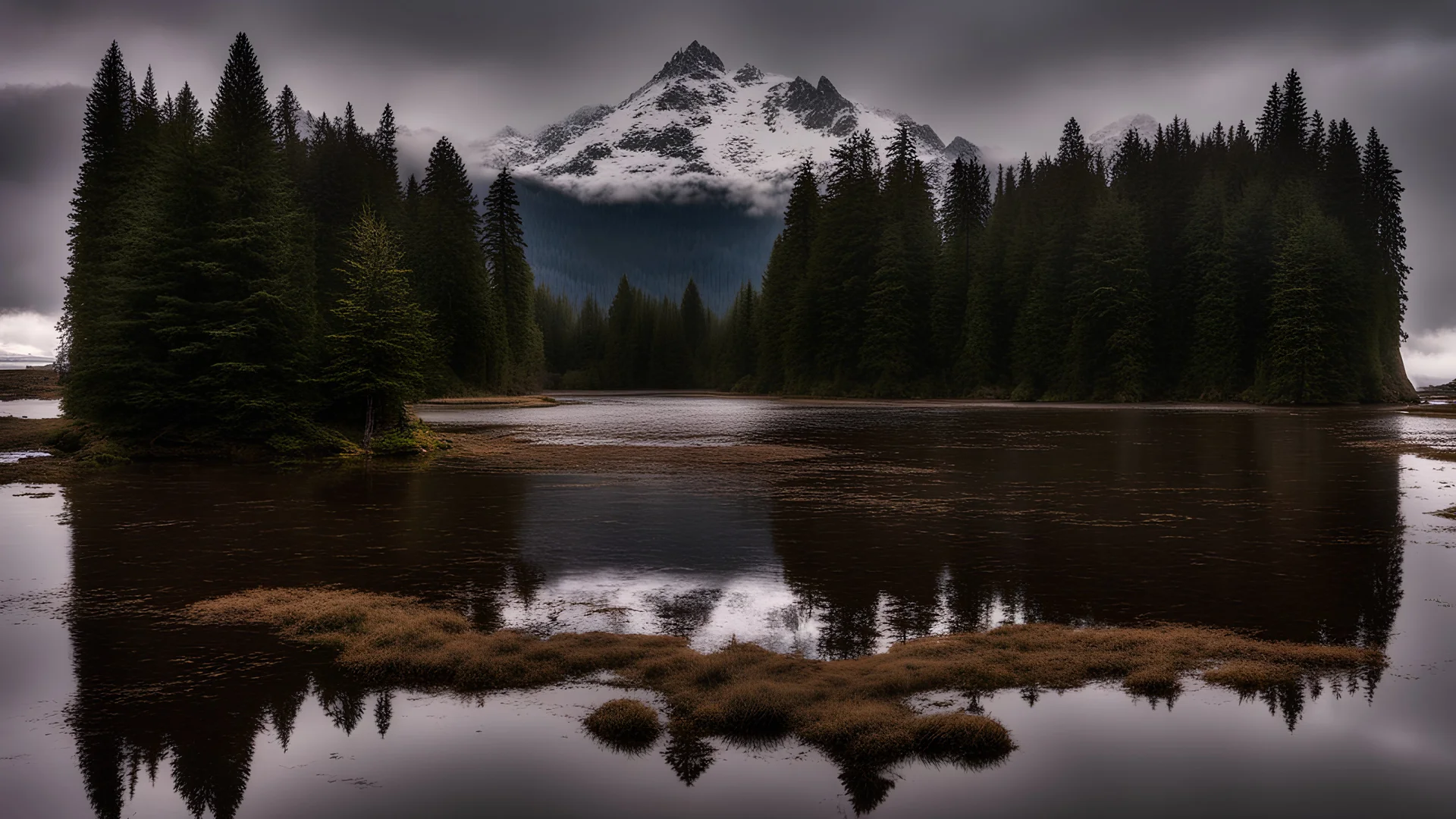 Mont aiguille sous l'orage