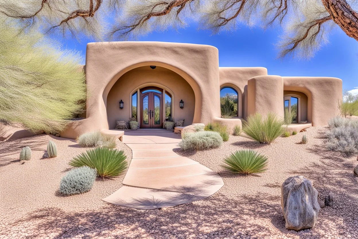 Sitting on a hill overlooking the DH golf course and the Santa Rita Mountains, this home catches your attention from the moment you arrive! Backing up to the Desert Hills golf course, this home features unparalleled views of the Santa Rita mountains with no rooftops or homes behind you to interfere in the spectacular beauty! An arched entry leads to the charming front courtyard. Step inside to the wide open living room where large sliders invite the mountain views inside! The kitchen features