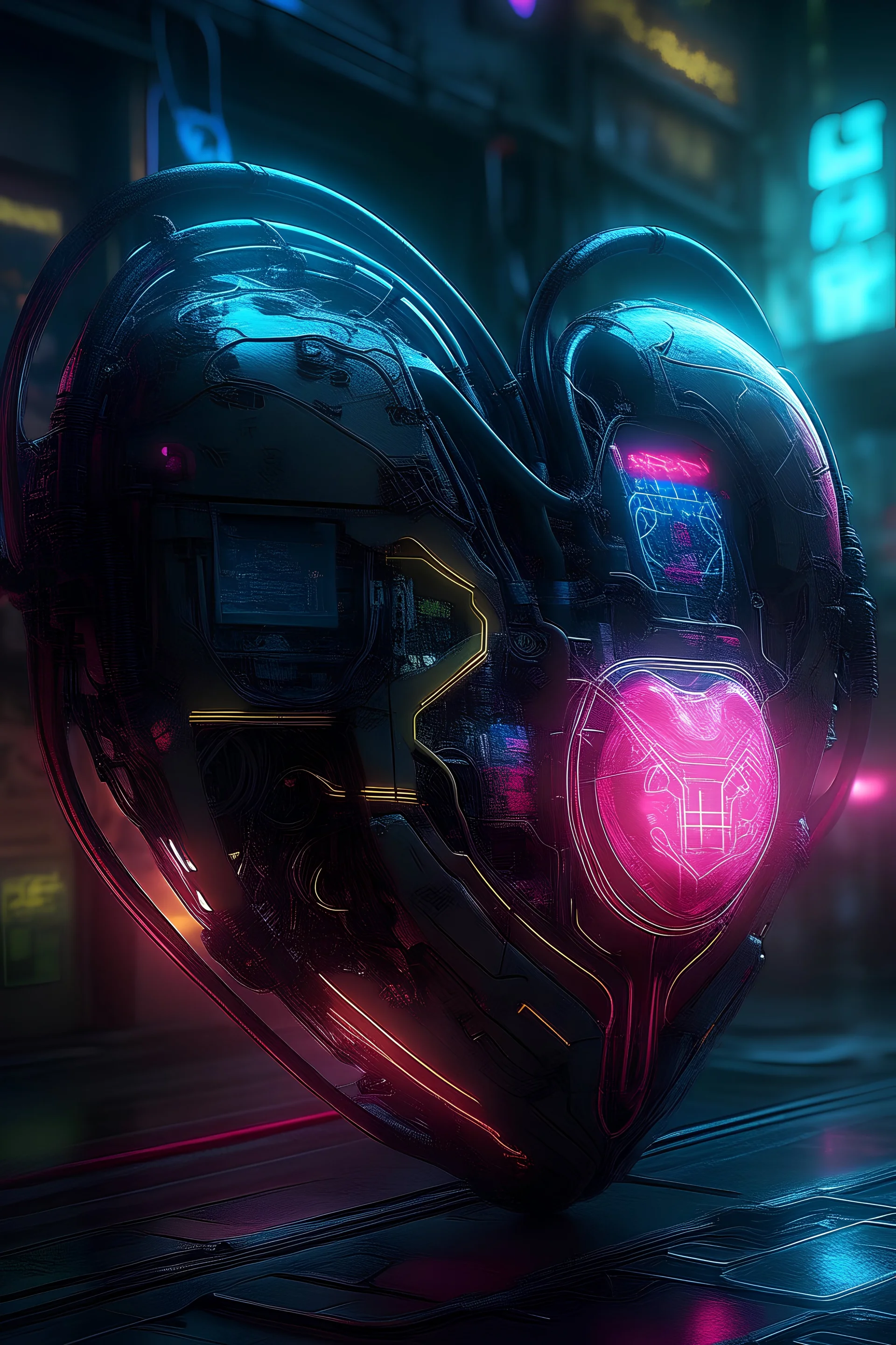 cyberpunk heart