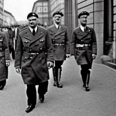 Adolf Hitler leader of the EU commission in Brussels