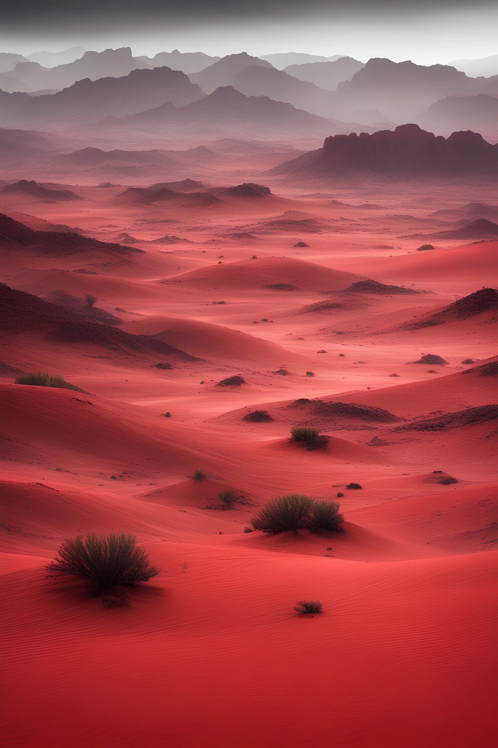 a red blooded desert valley