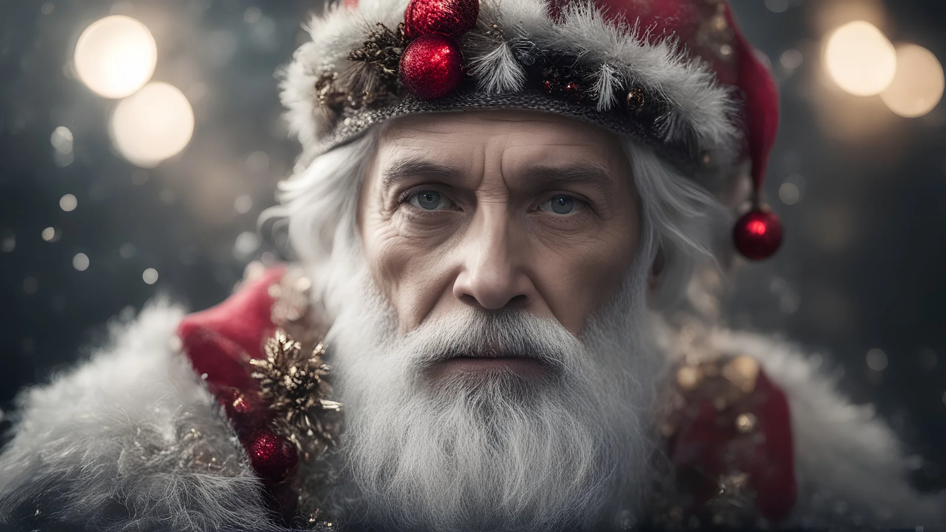 photoreal magnificent and glorious christmas in heaven in intricate details by lee jeffries, otherworldly creature, in the style of fantasy movies, photorealistic, shot on Hasselblad h6d-400c, zeiss prime lens, bokeh like f/0.8, tilt-shift lens 8k, high detail, smooth render, unreal engine 5, cinema 4d, HDR, dust effect, vivid colors