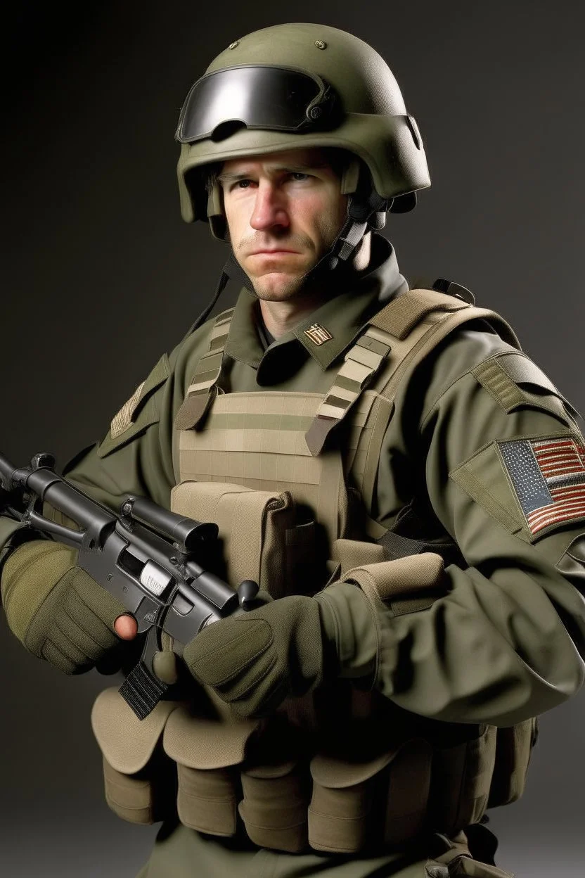 a modern american solder.