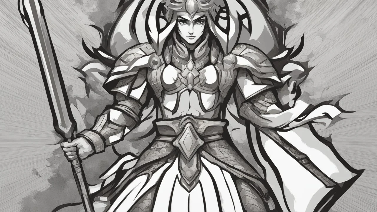 محارب لديه كاريزما وشكله مهيب