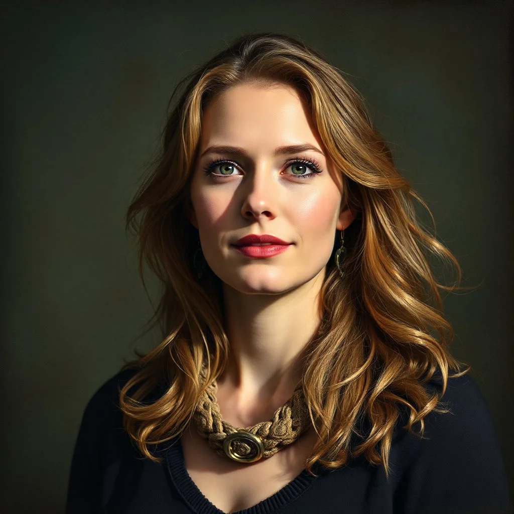 a beautiful german lady portrate