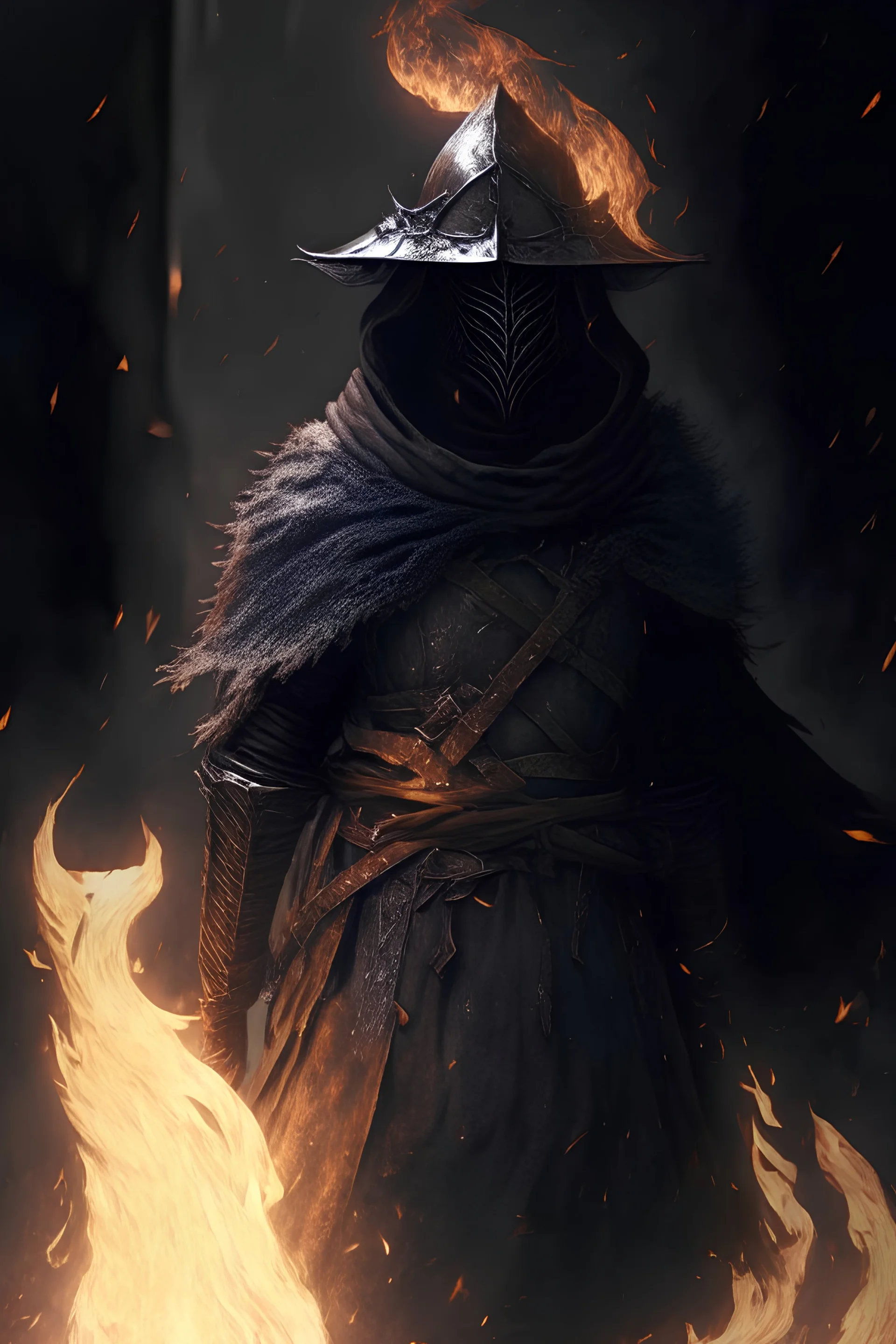 The Fire Keeper in world of the dark souls 3