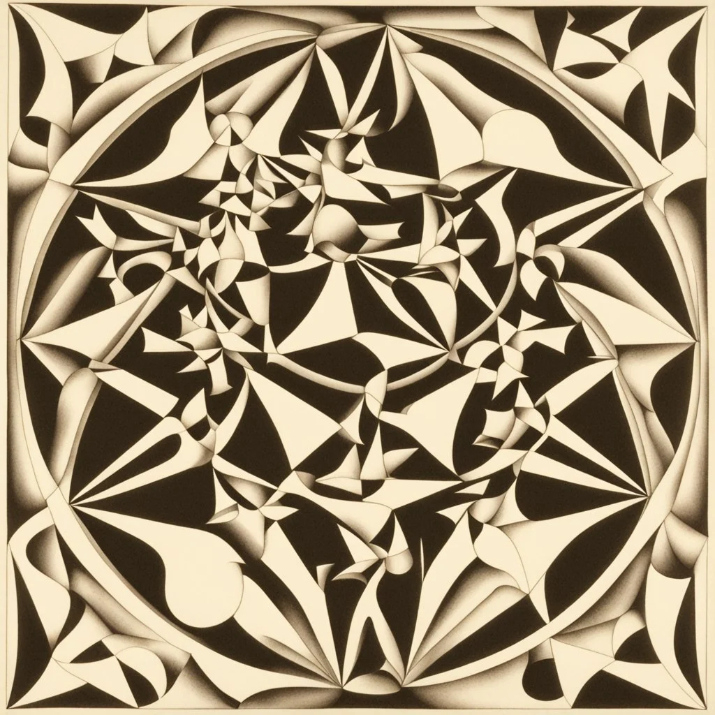 A Christmas ornament designed by M. C. Escher