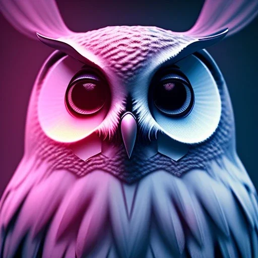 Owl, shallow depth of field, macro lens, unreal engine 5, ultra detailed, ultraphotorealistic