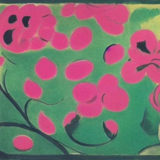 pink lotos mono botan, Henri Matisse