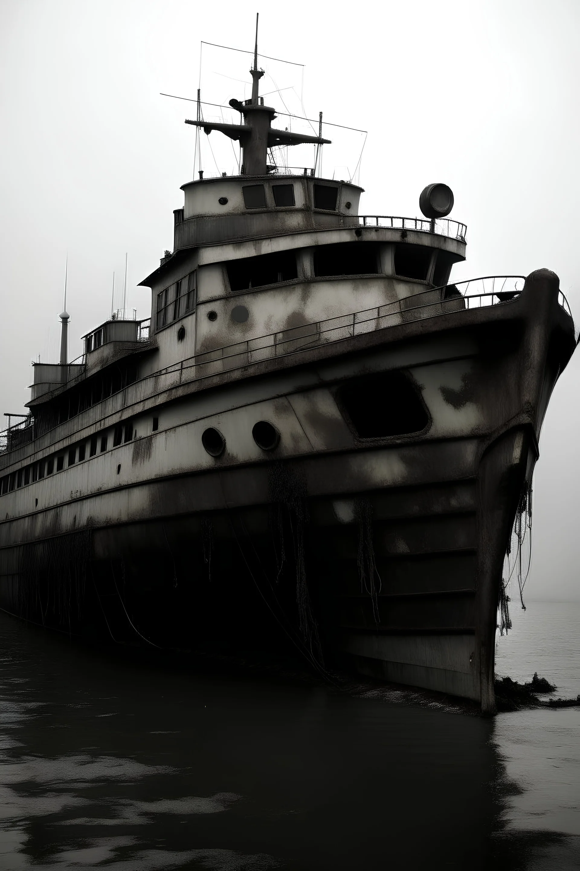 A really creepy big boat