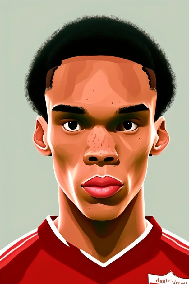 Trent Alexander-Arnold English soccer player player 2d cartoon