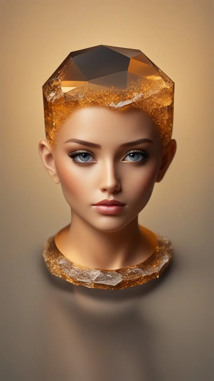 A piece of Topaz mineral, realistic, ultra detailed, well defined, a masterpiece, photo realistic, on a spectacular solid color background, sharp photography with sharp focus, high definition, centered image, full body length