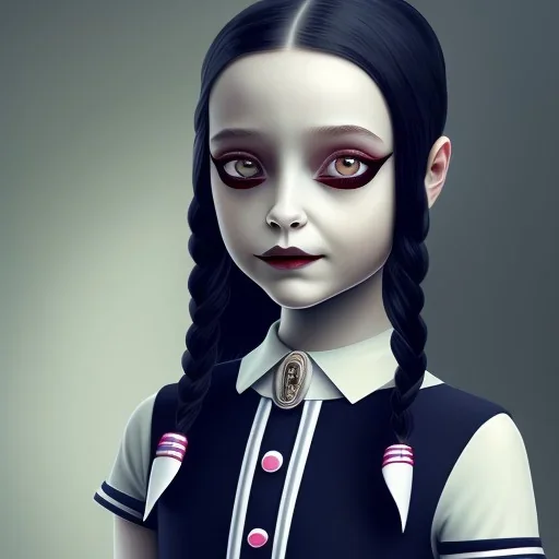 wednesday addams rolünde oynayan jenna ortega