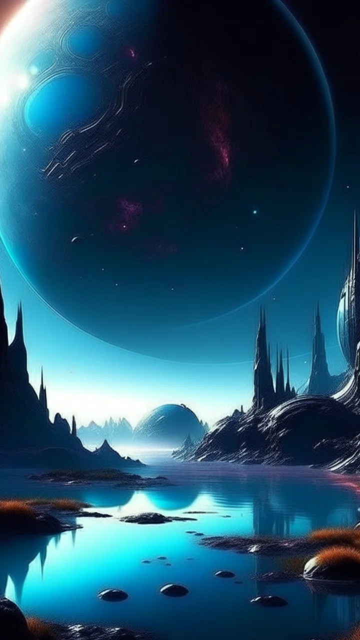 sci fi planet, mysterious