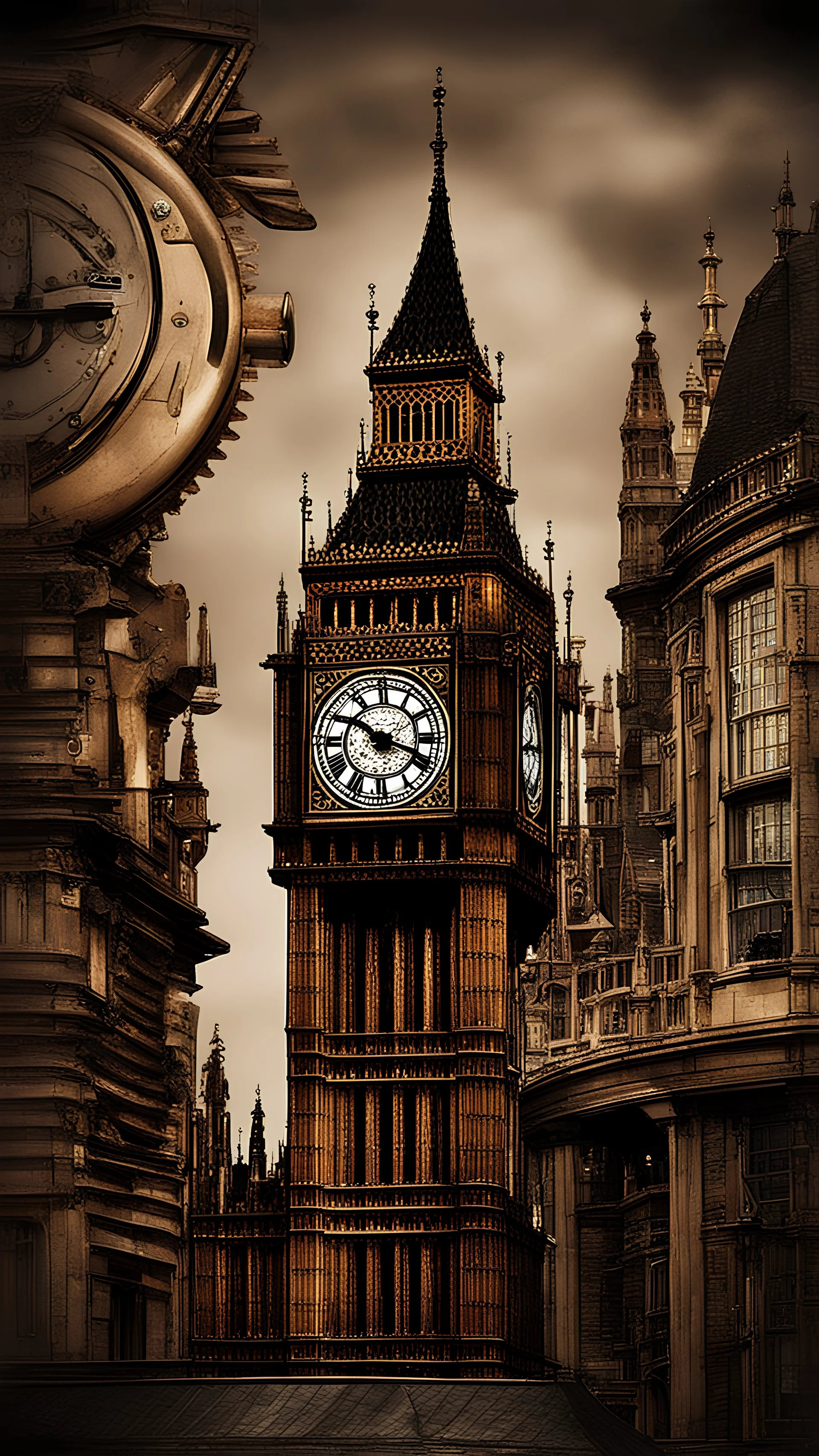 london big ben steampunk