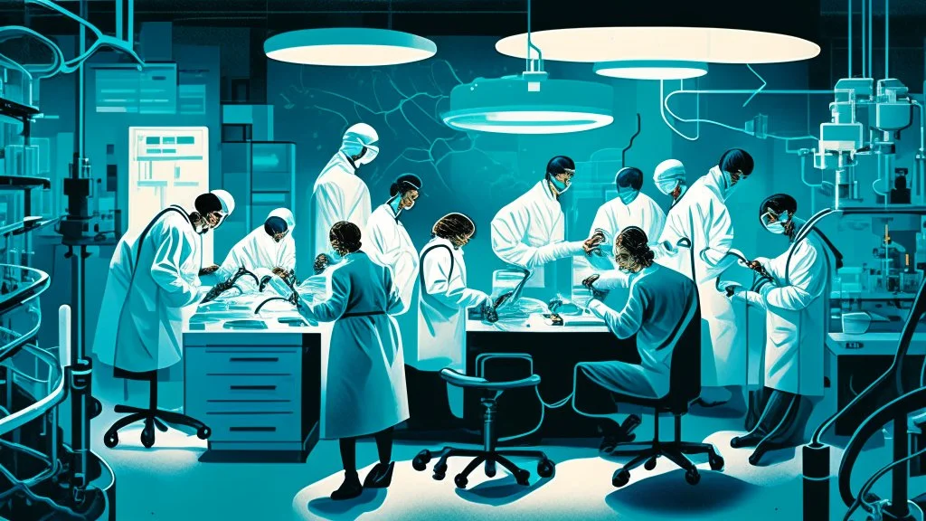 The image for the article can depict a dedicated medical team engaged in advanced laboratory research. In this scene, doctors and researchers come together to study and understand rare and intriguing diseases. The atmosphere is one of discovery, science, and technological advancement, with the team diligently working to improve human understanding of these mysterious conditions and develop better treatments for patients. The image reflects scientific progress and the efforts made to achieve adva