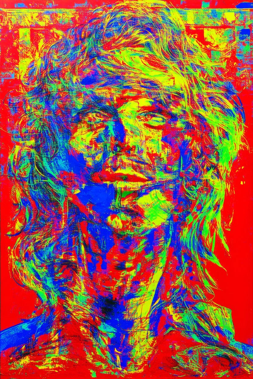 The people revolt over Taxation without representation; vivid technicolor contemporary art