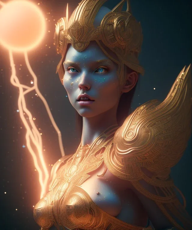 celestial, intricate, goddess, mythology, power, unreal engine, cinematic lighting, octane render, photo realistic, ambiance