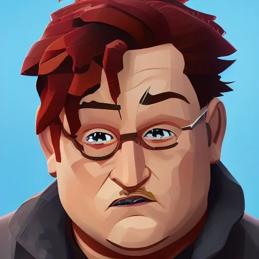 wayne knight ed sheeran, dark blonde hair, shaved, lego, steampunk