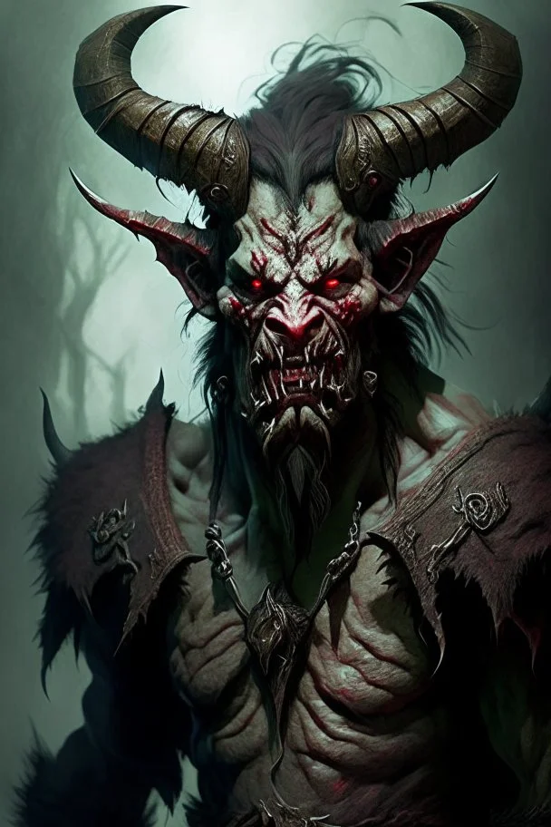 humanoid monster demon brutal beast medival druid demon demon