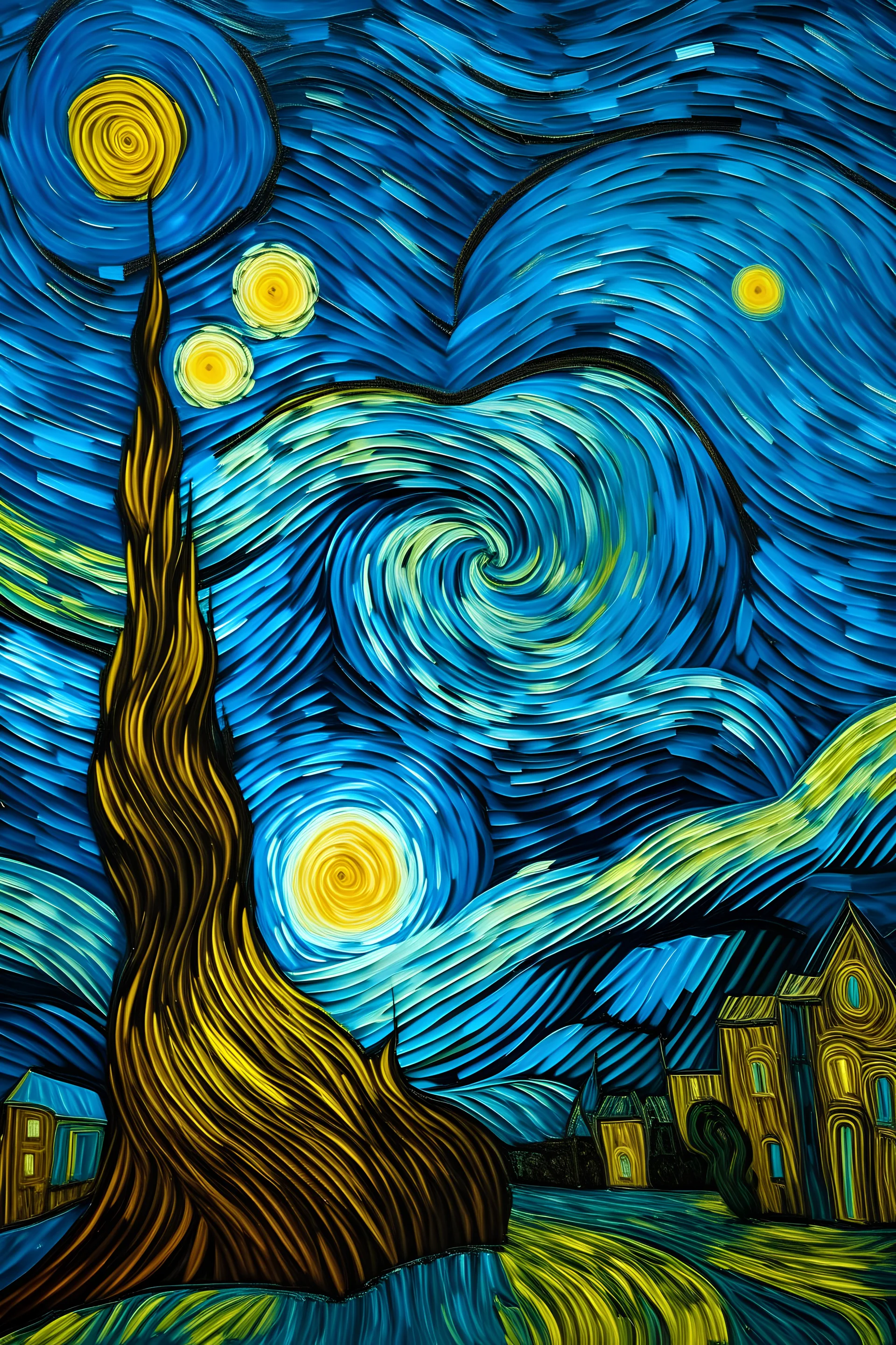 heart with van gogh