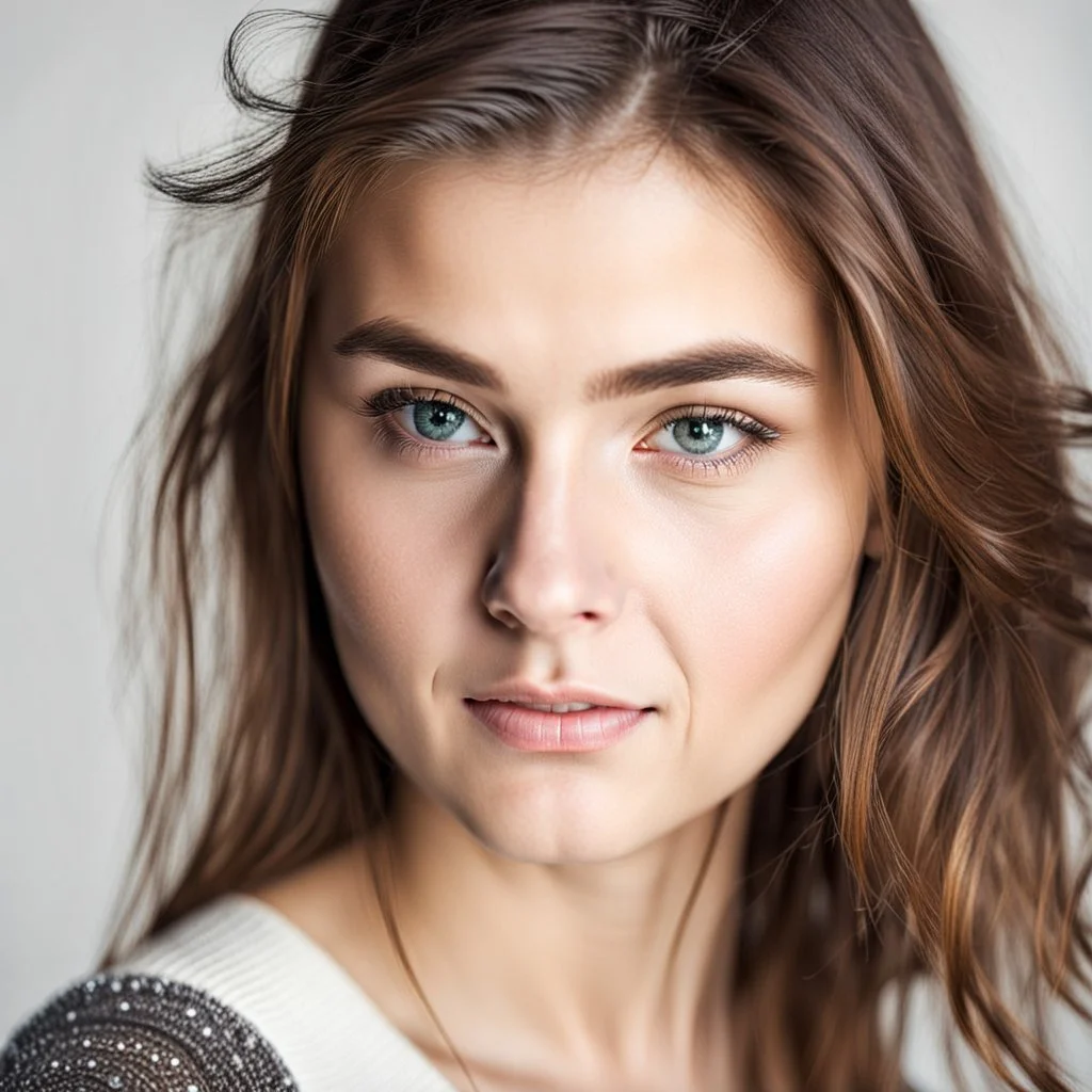 portrait Young woman, 20 years old,closeup