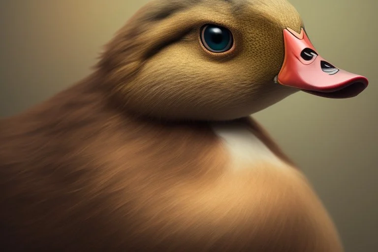 duck portrait, perfect composition, hyperrealistic, super detailed, 8k, high quality, trending on artstation, studio photo, highly detailed, wide borders