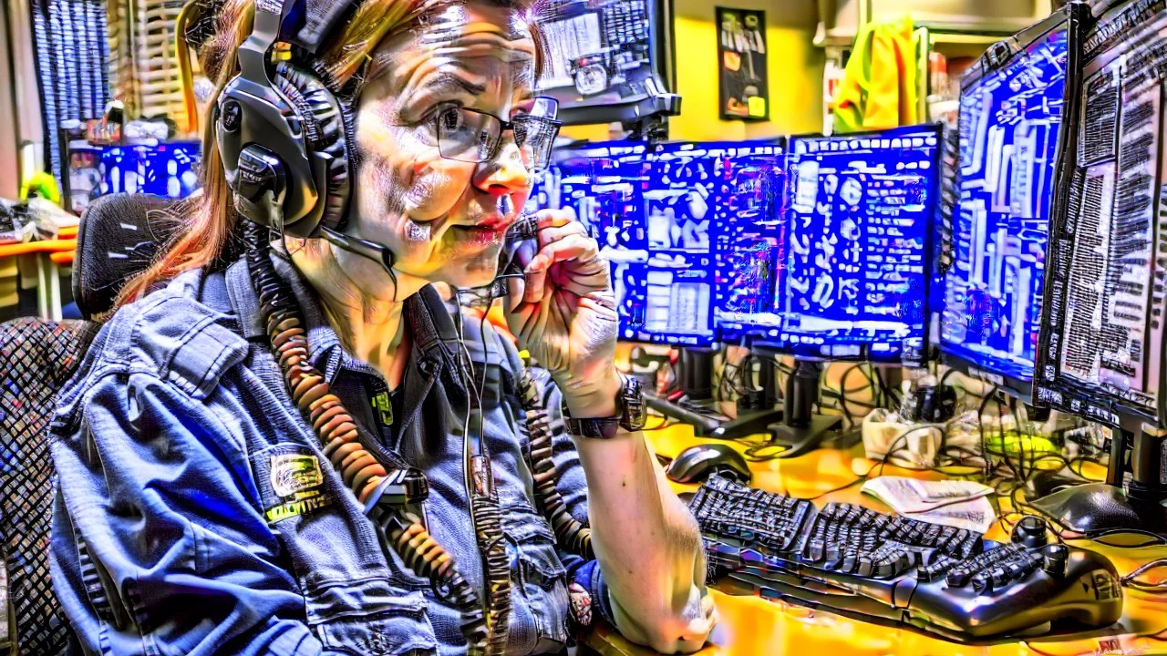 cop dispatcher deals with virus on the phone