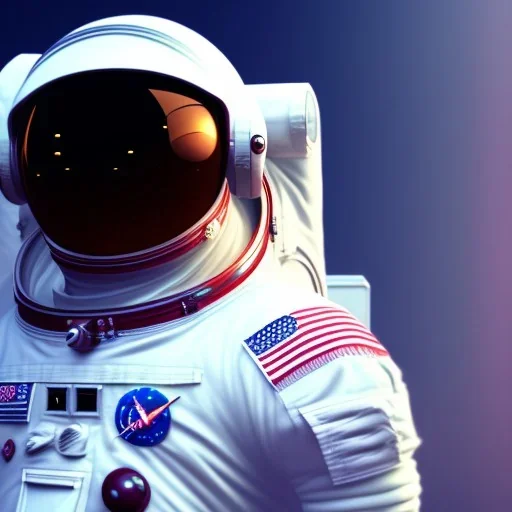 astronaut making berbeku unreal engine 5, octan render