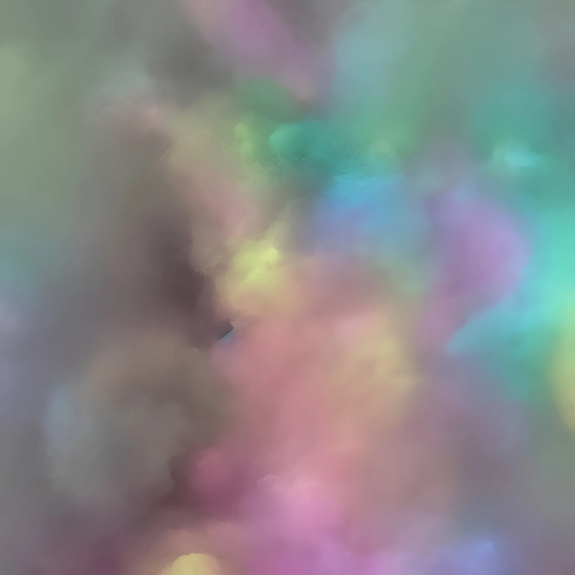 Smooth gentle rainbow color gradients in glowing mist, ambient, delicate, calm, luminous, peaceful, harmonious, insubstantial, wallpaper, background