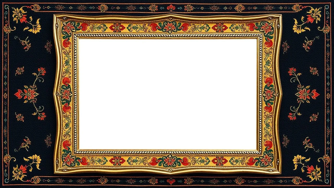 photo frame persian art