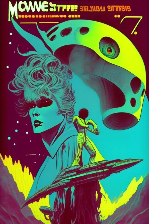 monster 70s sci fi art