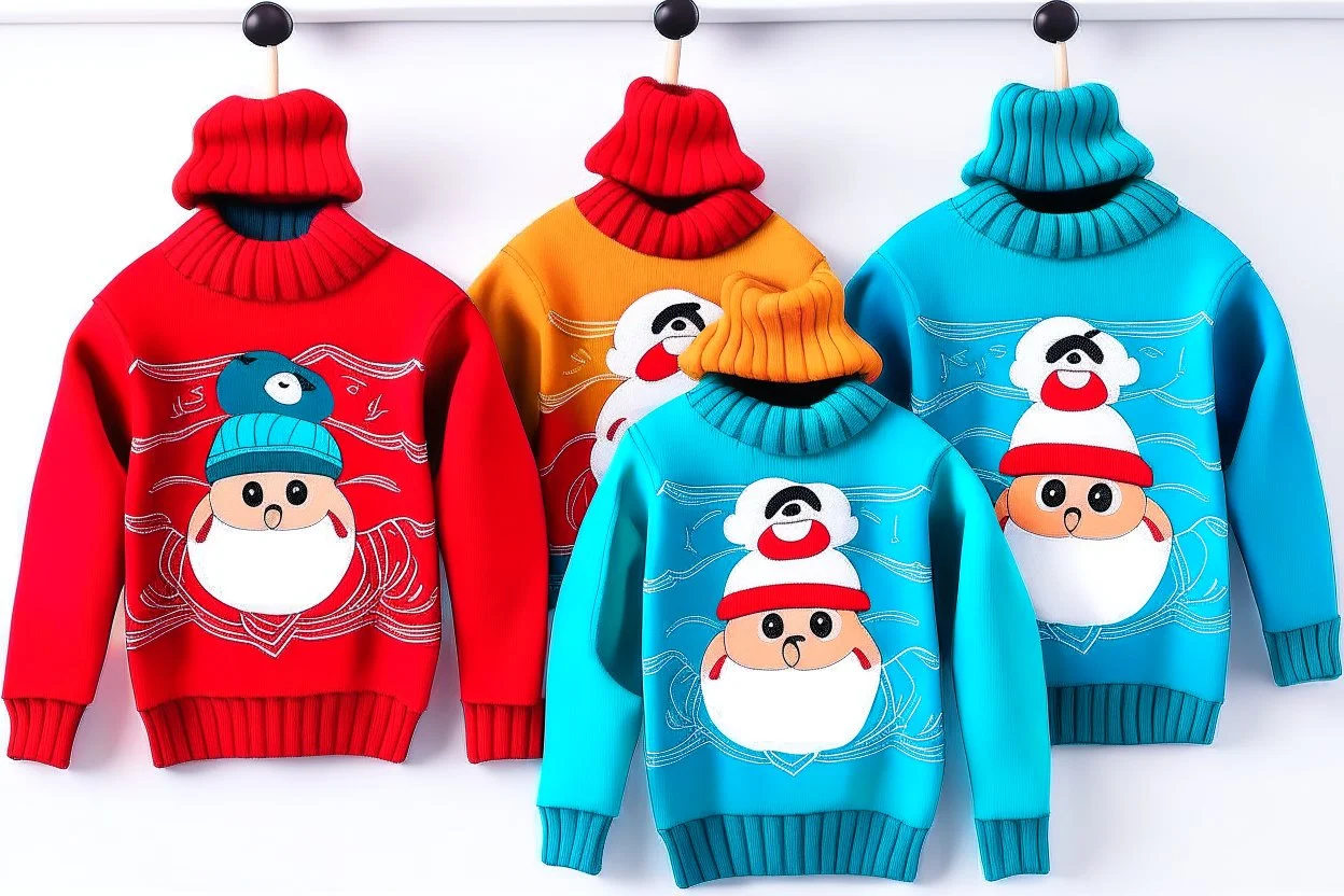 cool fun winter clothing brand winter wear random design party animal theme simple 3 colours