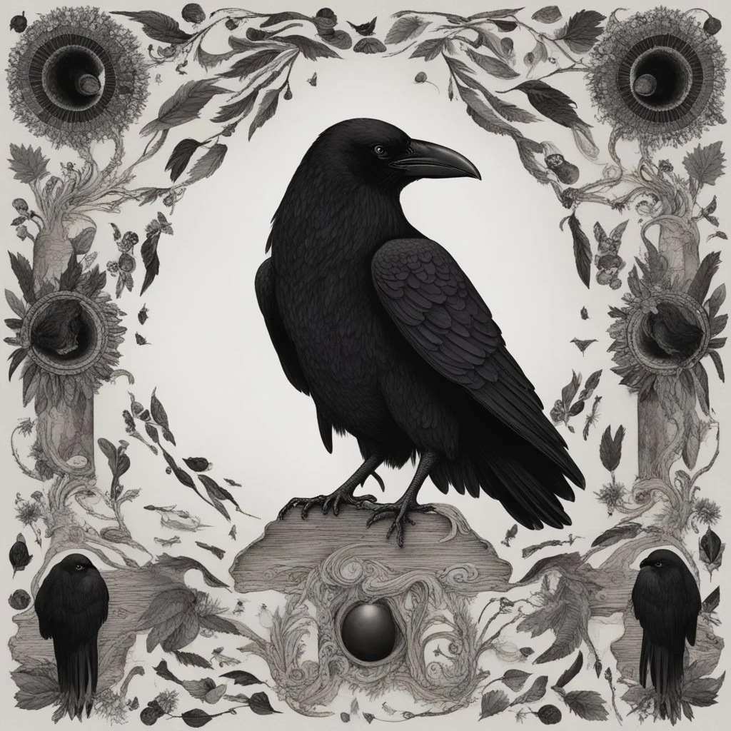 raven goddess of darkness and shadows