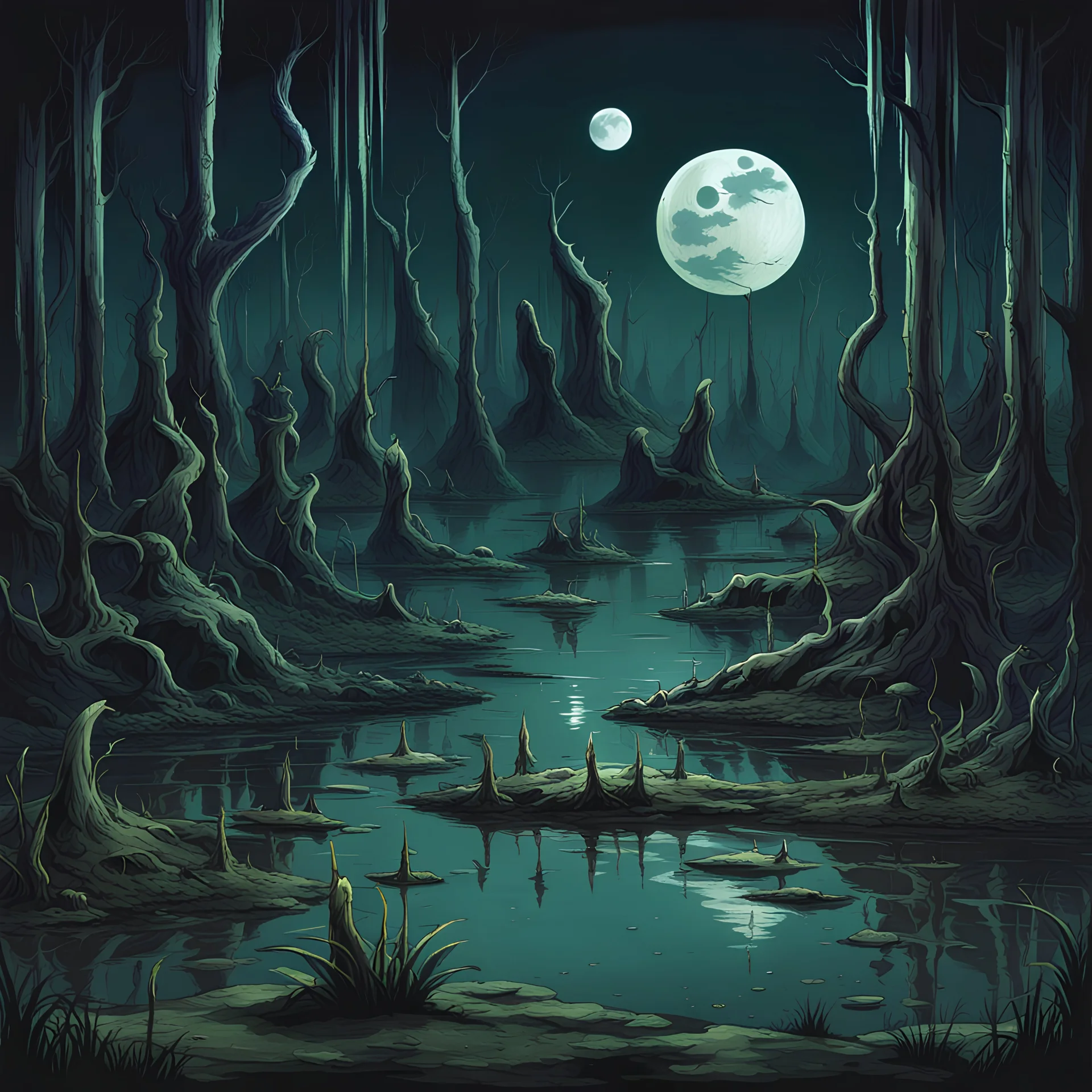 Lunar swamp