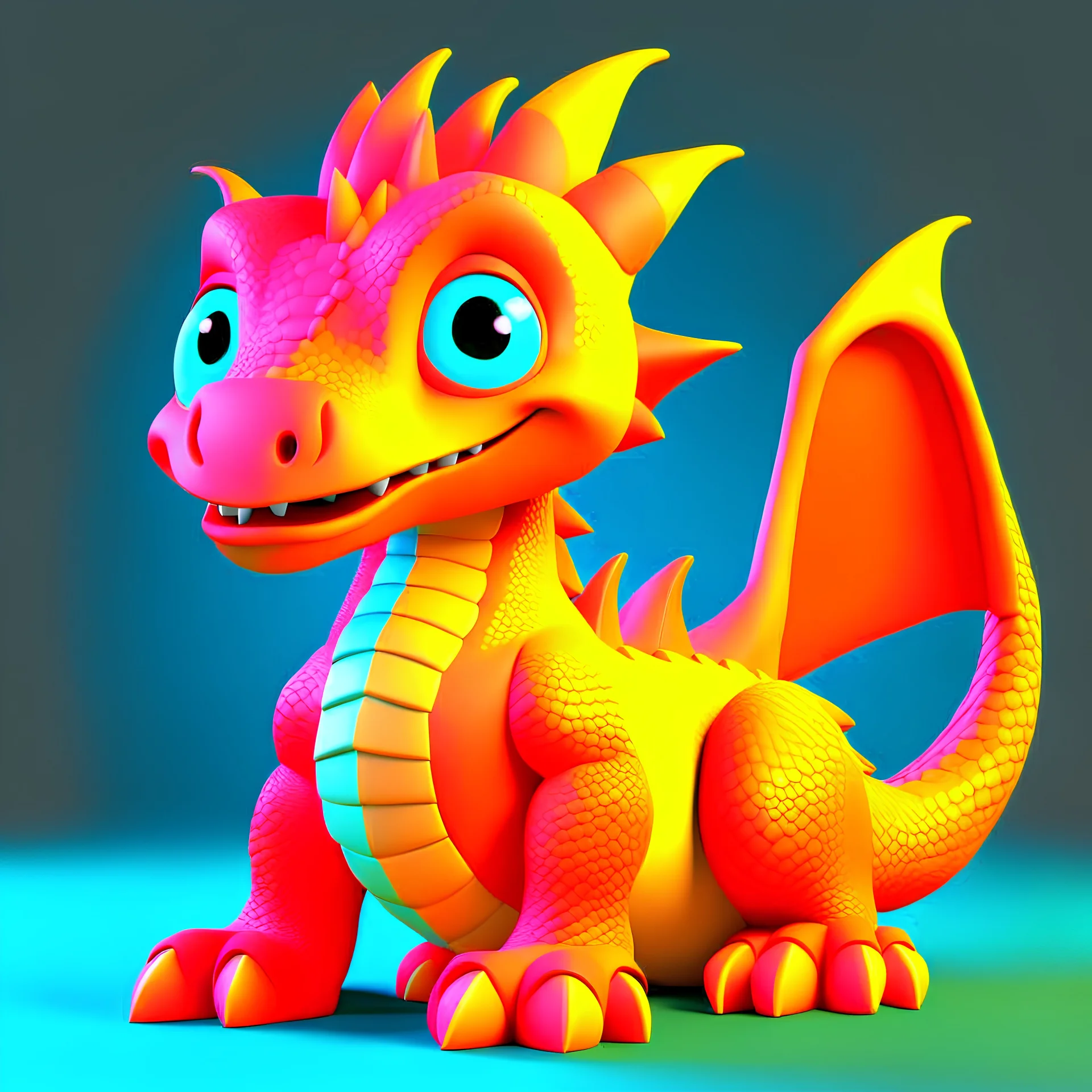 cute dragon 3D