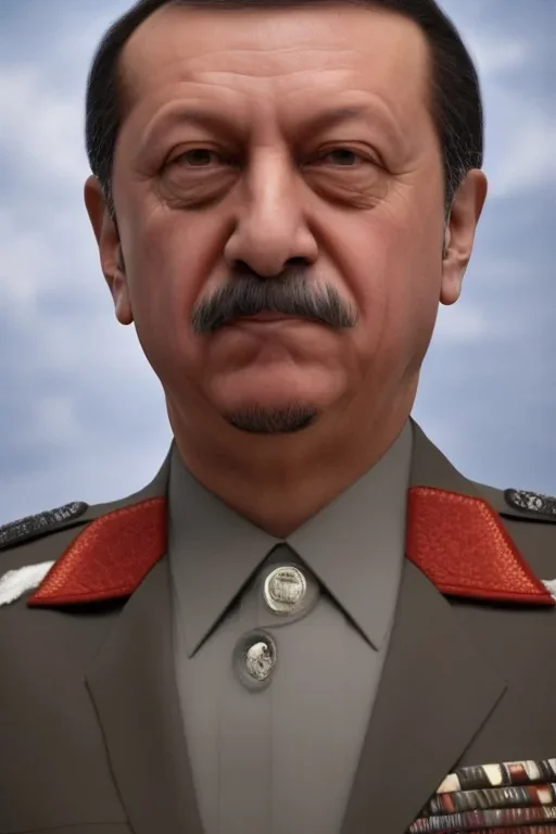 Recep Tayyip Erdogan As Josef Stalin