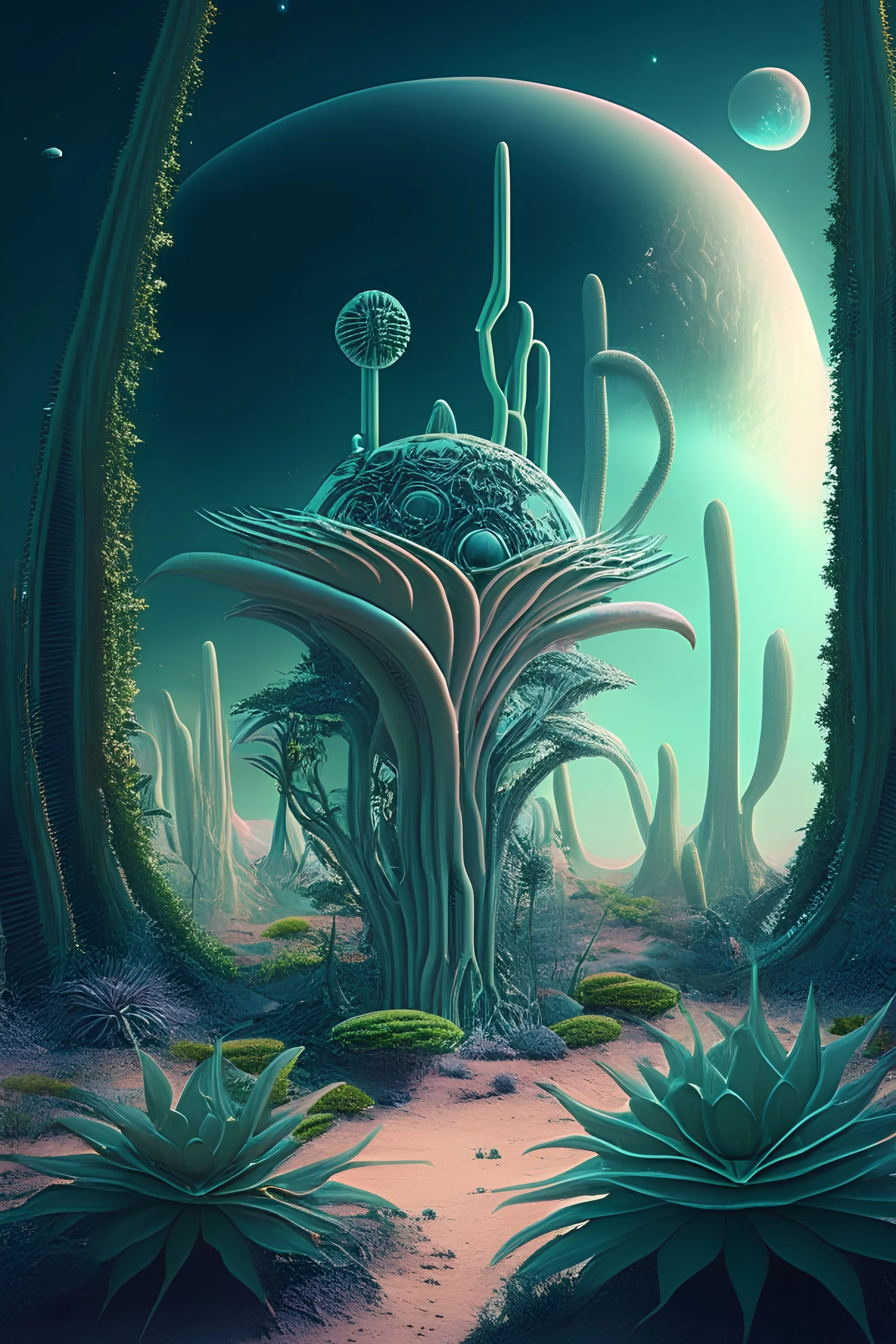Interstellar alien garden