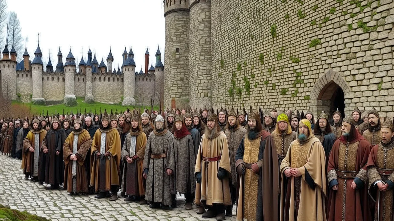 gathering of the northern kings in the castle