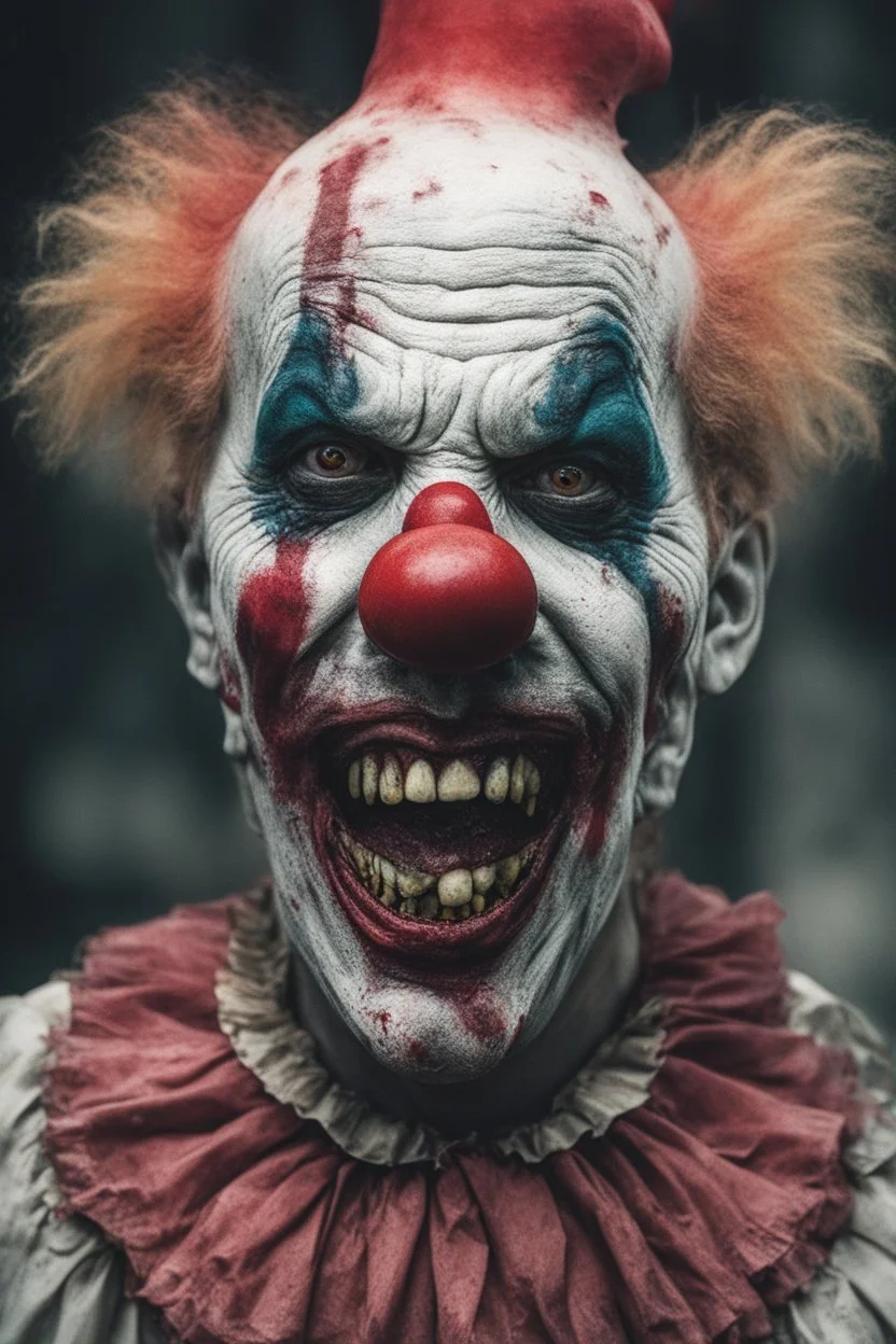 A zombie clown