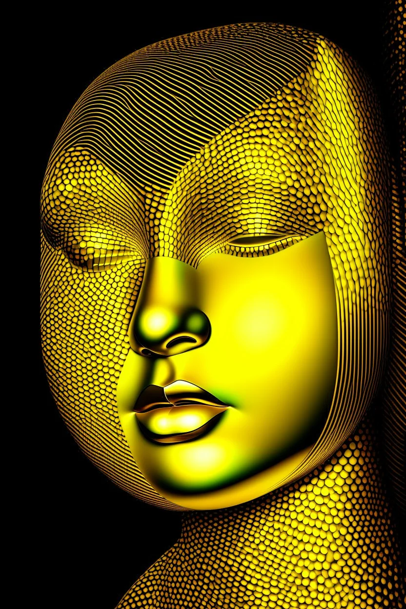 Gold Digger; optical art; digital art; post-internet art; Marina Apollonio