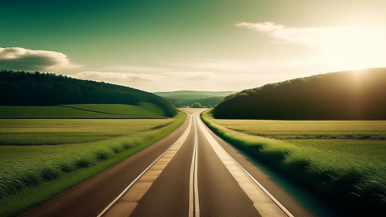 An image representing the journey of self-development and personal growth, depicting a long road stretching forward, symbolizing the sustainable path towards achieving personal goals and enhancing individual capabilities. The image conveys self-improvement and the pursuit of continuous enhancement through the fundamental steps presented in the article.