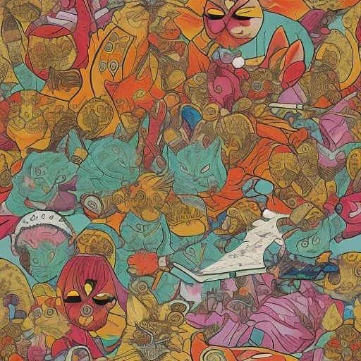 cat, detailed, pattern, manga, "naruto", Masashi Kishimoto, anime, ninja, jujitsu