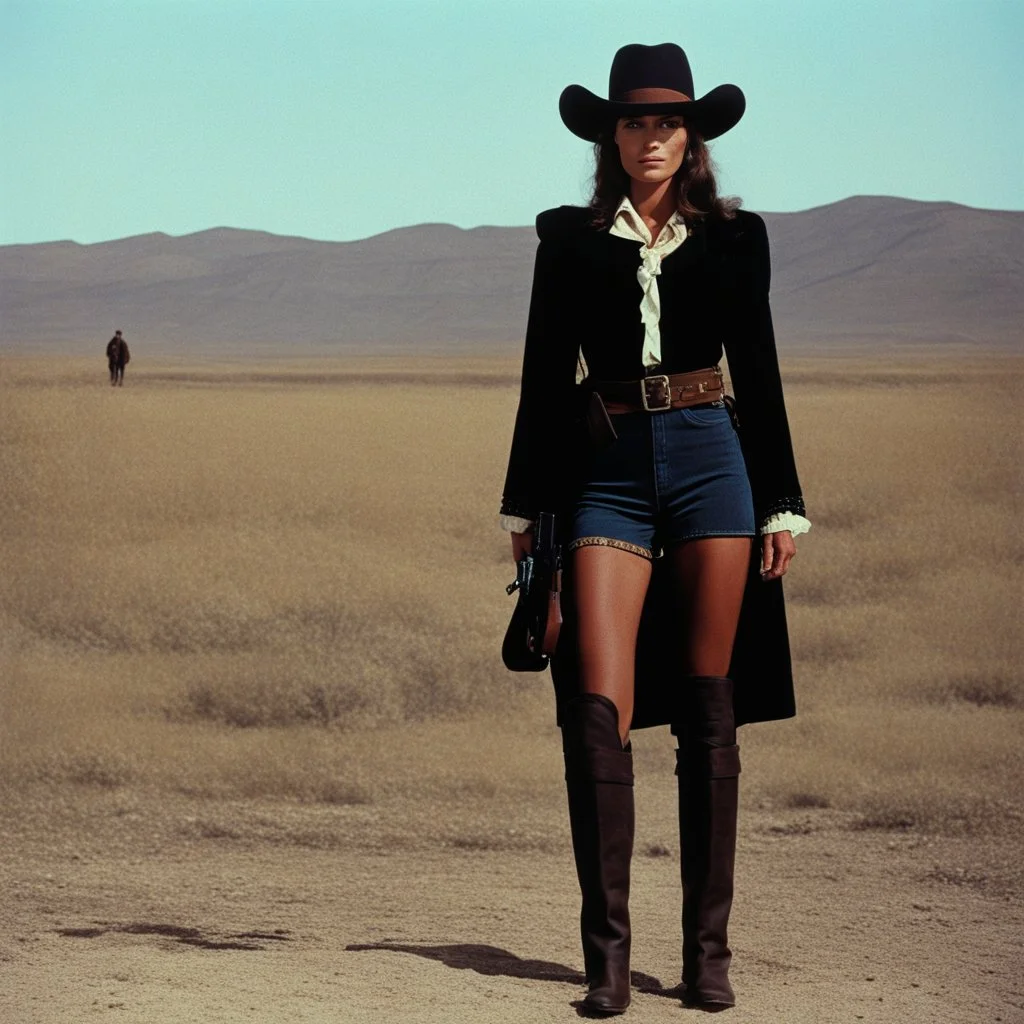 in the wild Wild West: My Name Is Nobody [Il mio nome è Nessuno (1973)] she stands tall with her guns