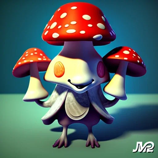 cute mushroom character