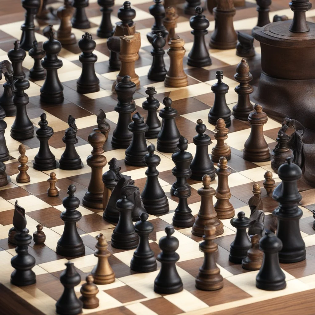 in this chess game : the pieces are made of people, Chuck Norris is the Knight