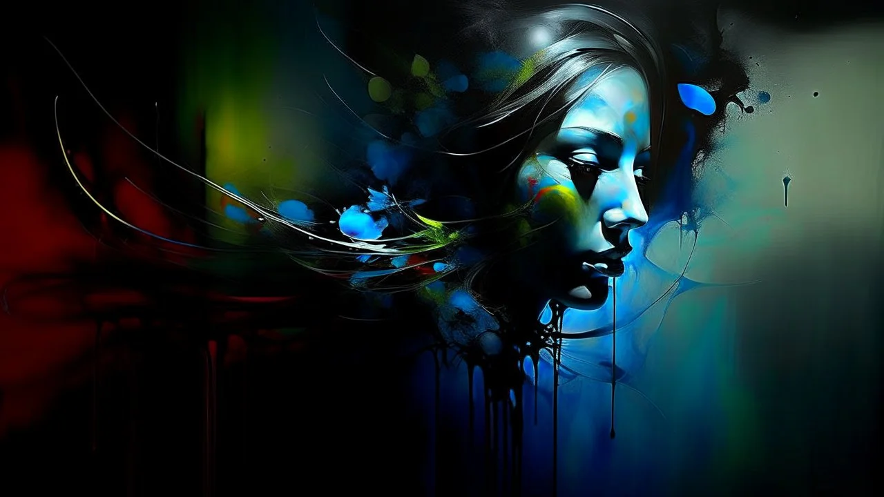 Mysterious. Contemporary art.